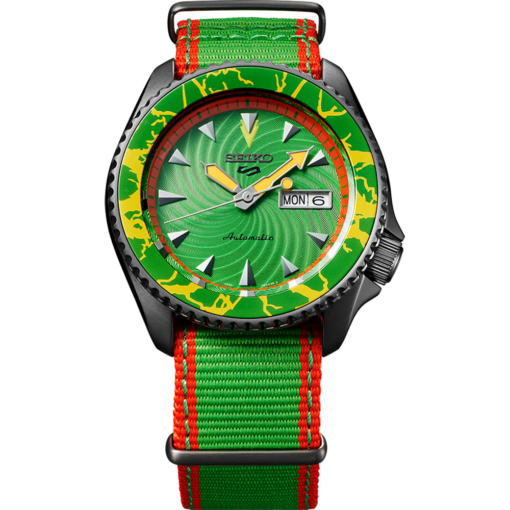SEIKO 精工 5 Sports x 快打旋風 布蘭卡 聯名限量機械錶 周年慶獻禮(SRPF23K1)-42.5mm