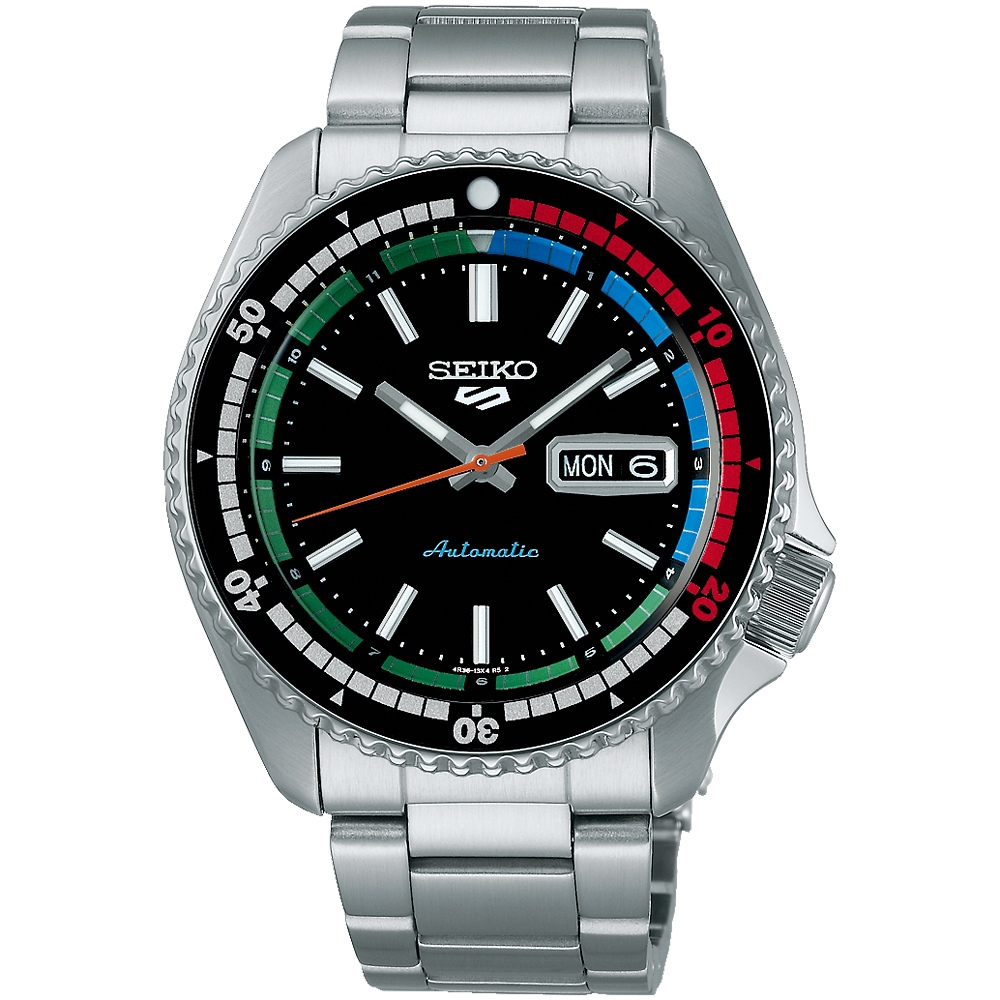 SEIKO 精工 5 Sports SKX現代詮釋版復刻機械錶-4R36-15D0D/SRPK13K1