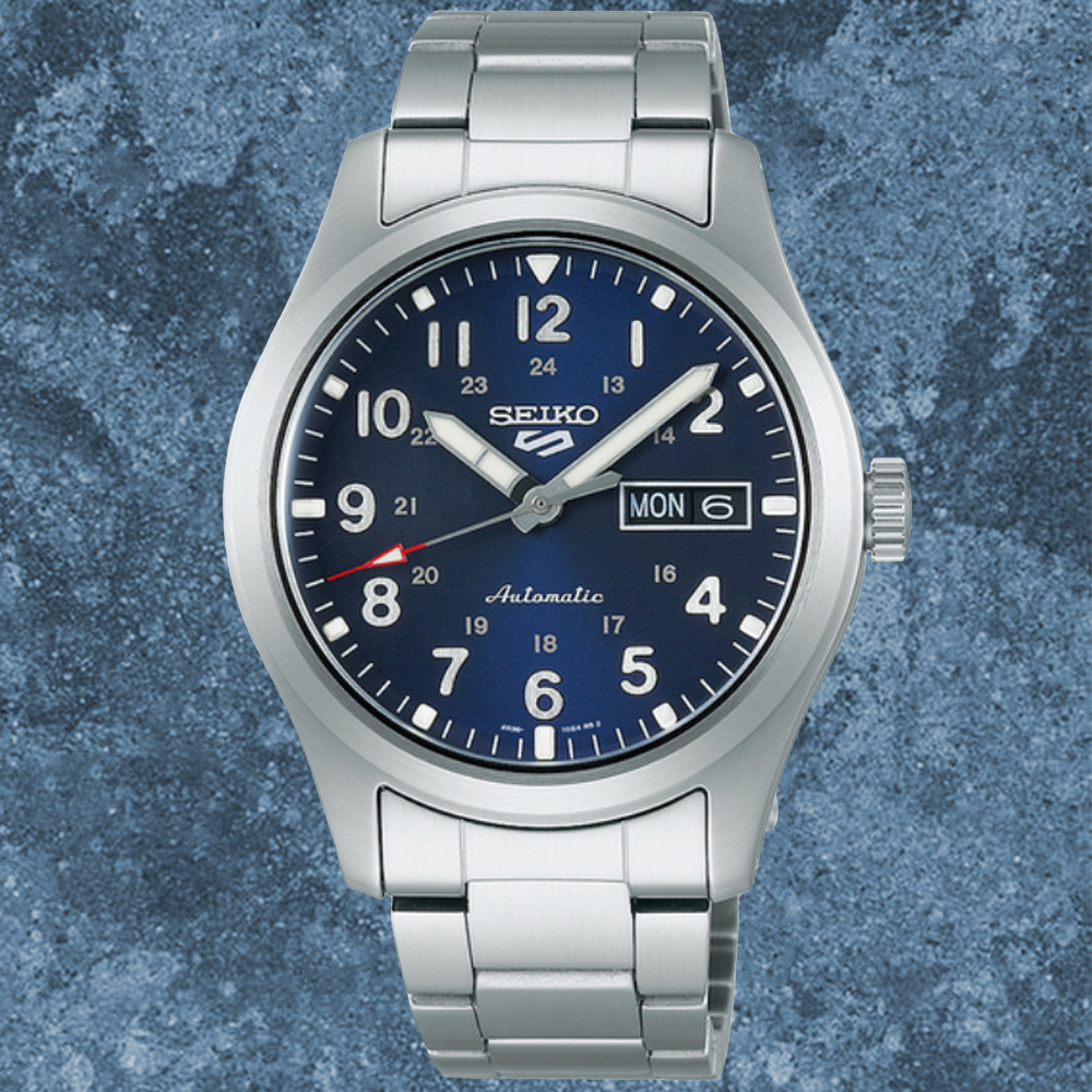 SEIKO 精工 5 SPORTS 軍裝風格 機械腕錶 錶 手錶 送禮 (4R36-10A0B/SRPG29K1)