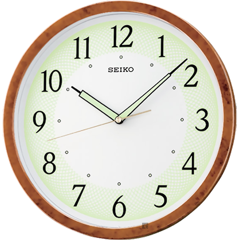 SEIKO 精工滑動式秒針夜光時鐘掛鐘QXA472B - PChome 24h購物