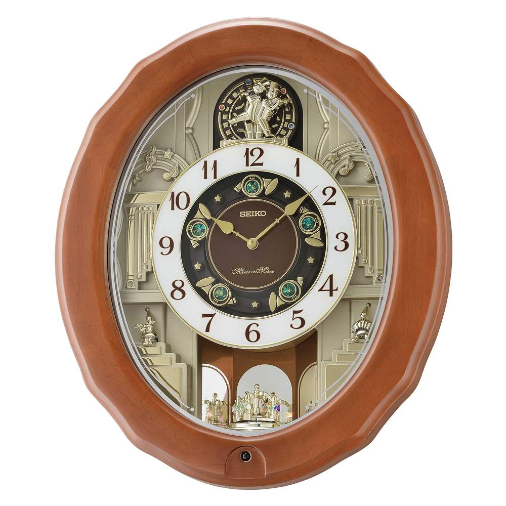 SEIKO 精工宮廷風音樂掛鐘QXM604B - PChome 24h購物