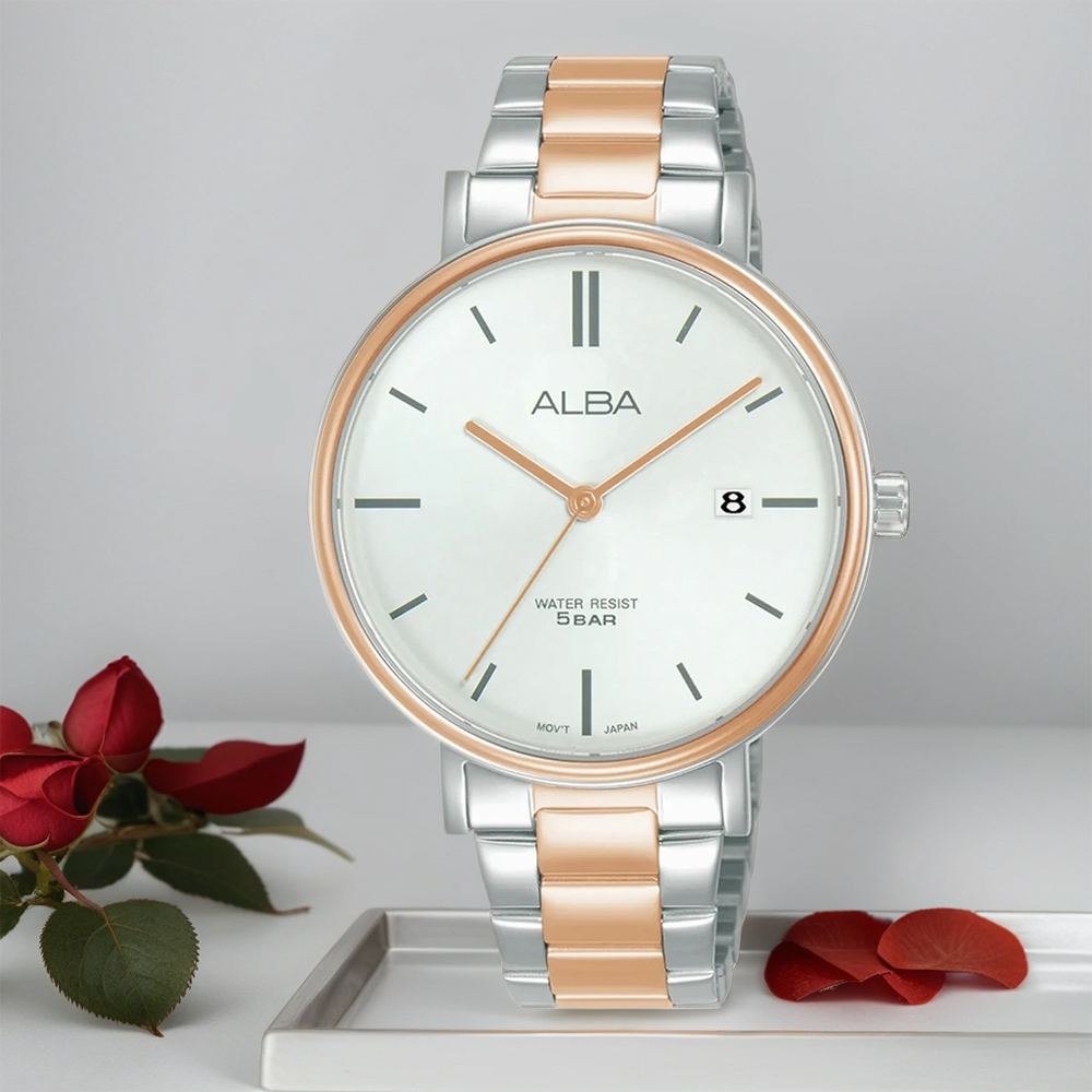 ALBA 雅柏 都會時尚大三針女錶-36mm AG8N96X1 VJ32-X342KS