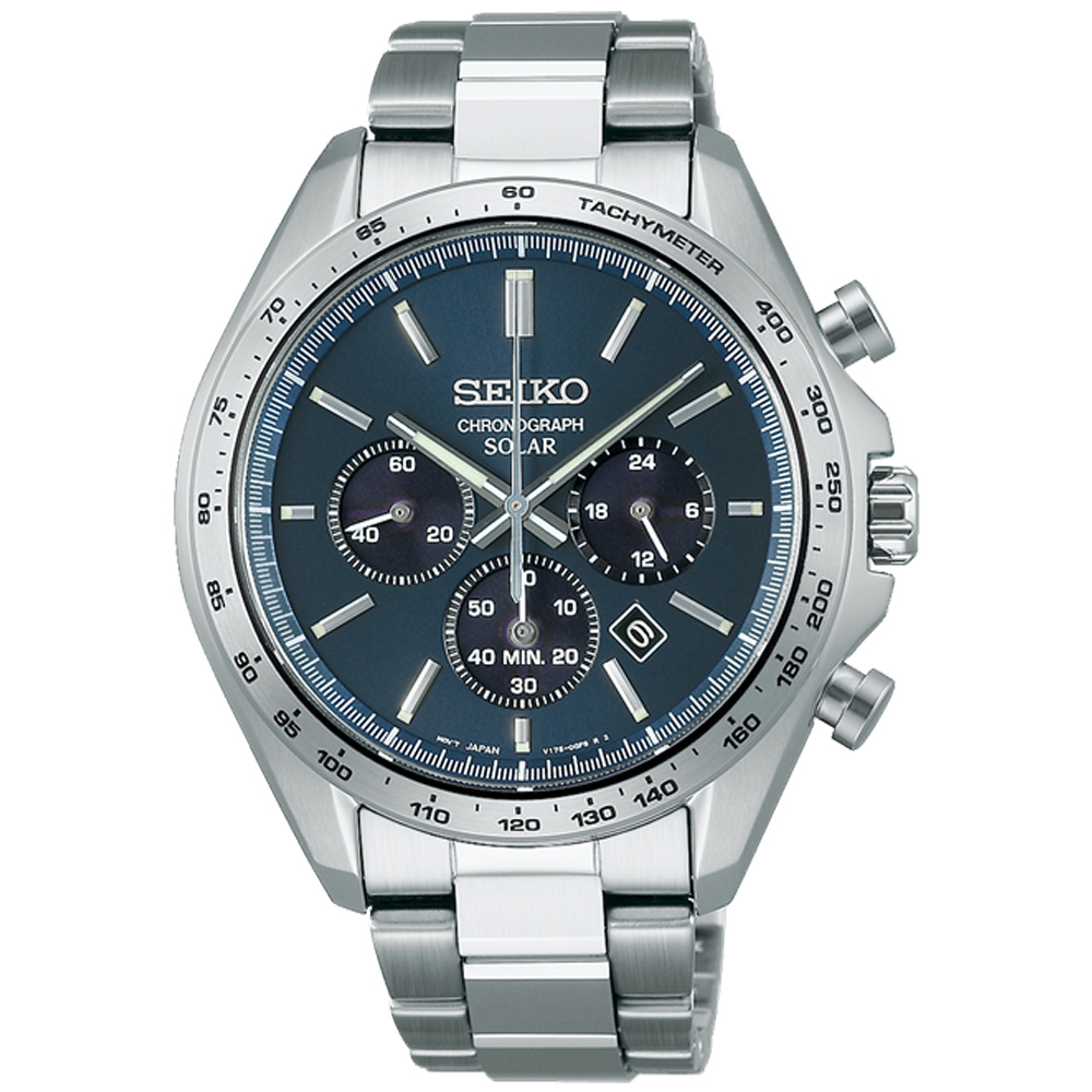 SEIKO 精工 太陽能 計時腕錶 錶 手錶 送禮 (SBPY163J/V175-0FA0B)