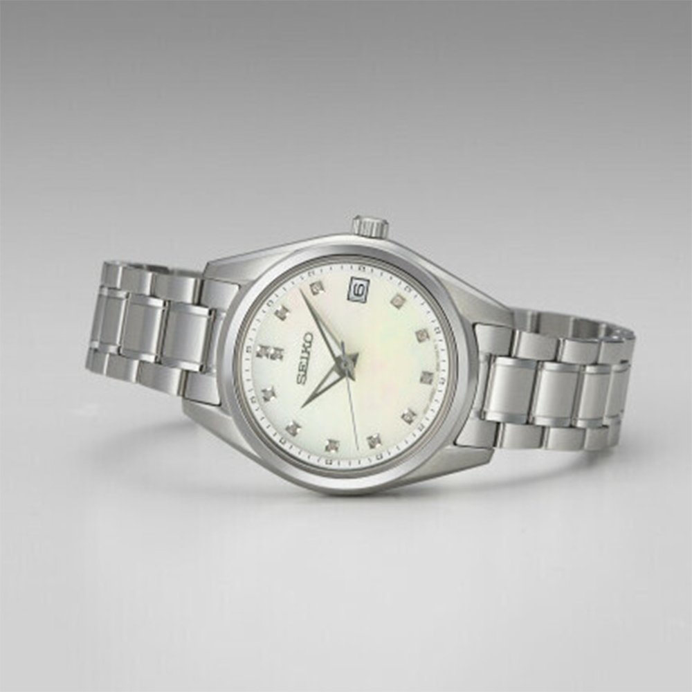 SEIKO 精工 CS 鑽石珍珠貝女錶 周年慶獻禮-32mm SUR579P1 6N32-00A0S
