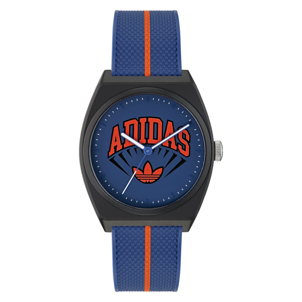adidas 愛迪達 PROJECT TWO 街頭潮流 輕量手錶_AOST25037_藍_38mm