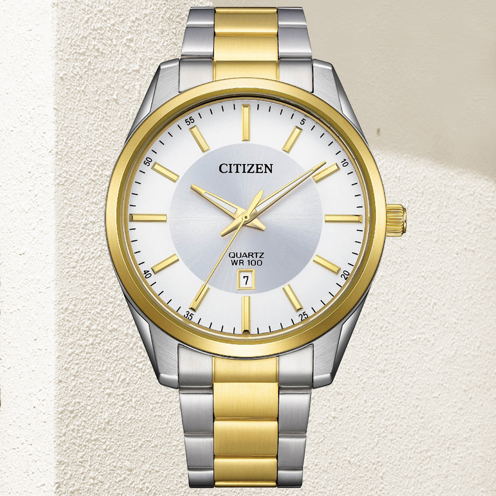 CITIZEN 星辰 GENTS系列 簡約時尚腕錶 錶 週年慶 雙11 BI1036-57A