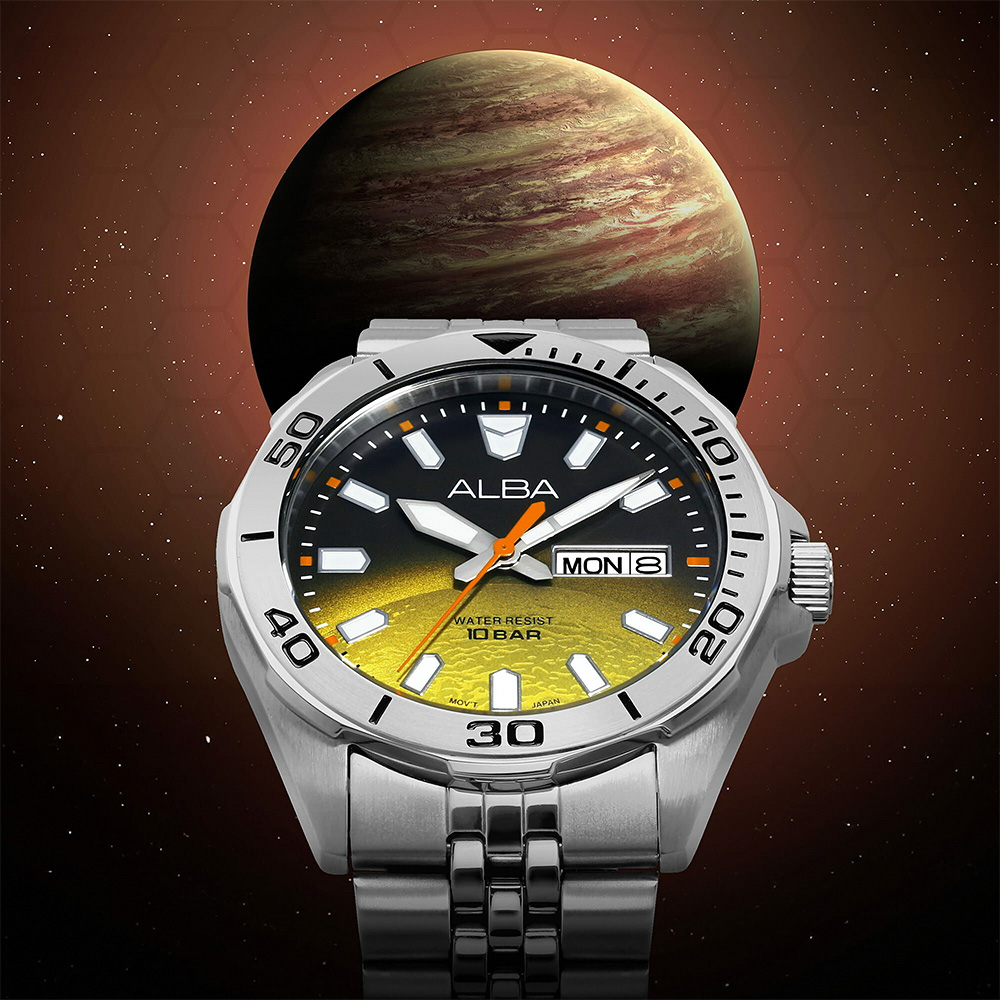 ALBA 雅柏 Planet Series 星系宇航 限量 Jupiter 木星手錶-42mm (AV3583X1/VJ43-X044Y)