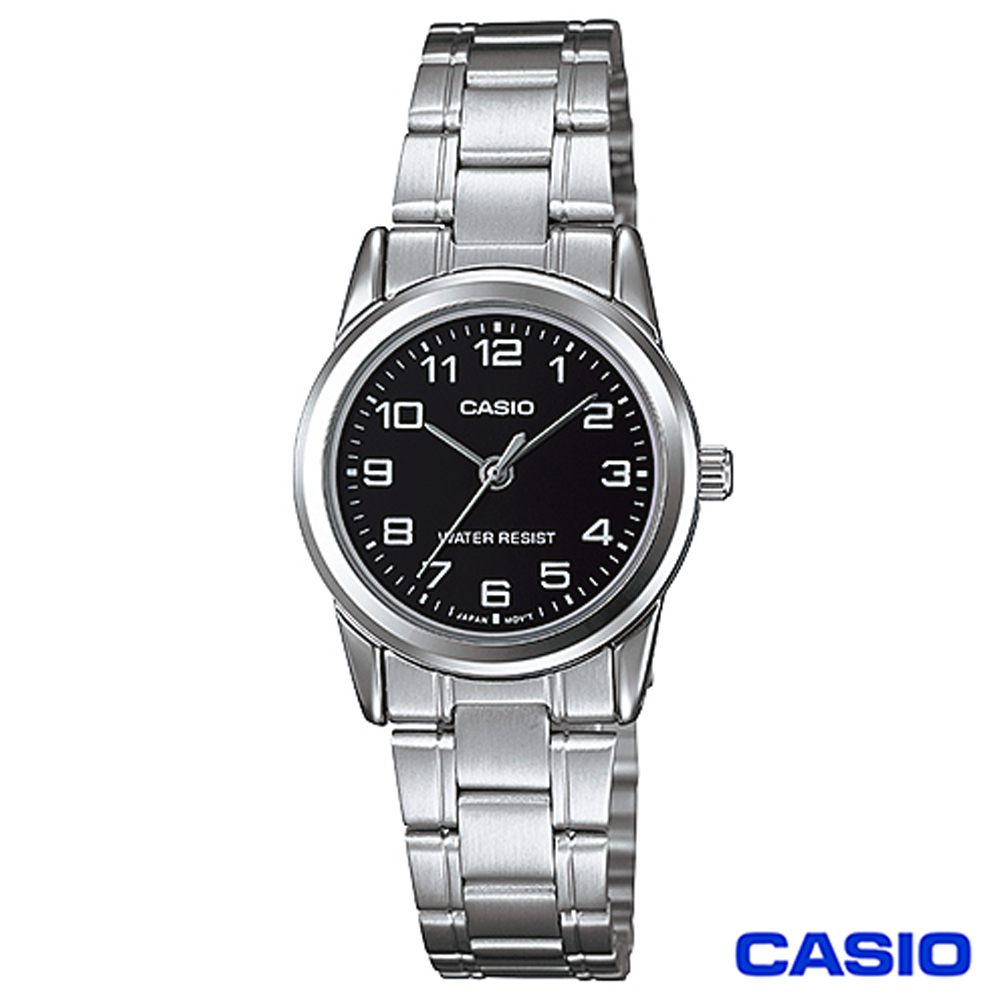 CASIO 卡西歐 時尚休閒女性腕錶 LTP-V001D-1B