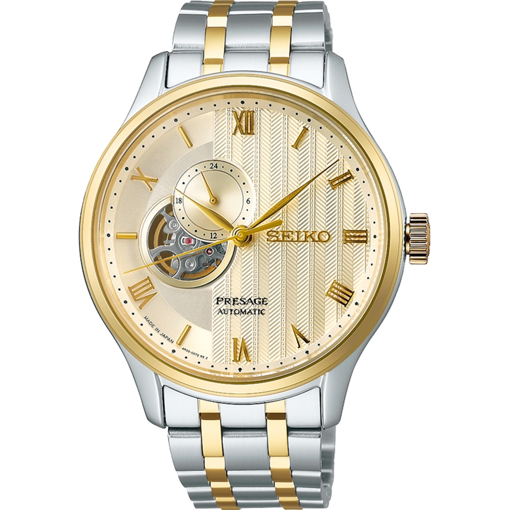 SEIKO 精工 Presage 日式庭園機械錶41.8mm(SSA464J1/4R39-00W0K)