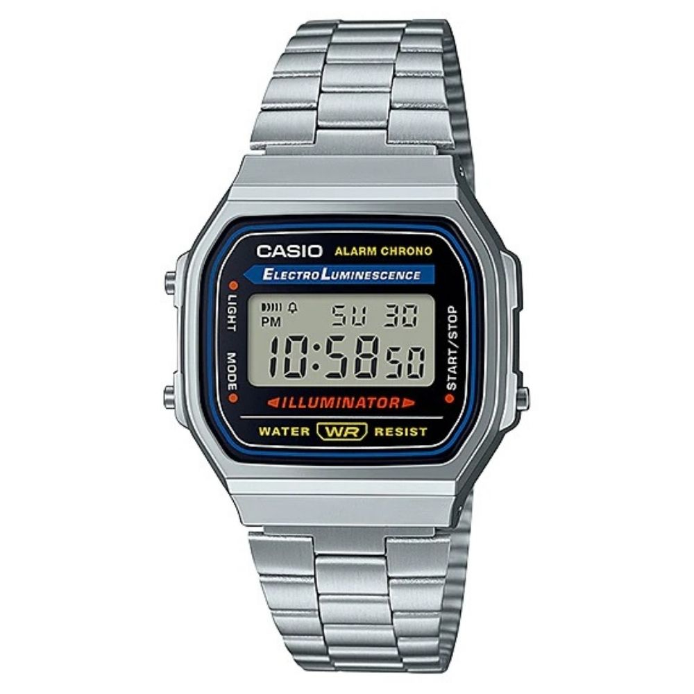 CASIO 卡西歐 方形電子錶/A168WA-1W