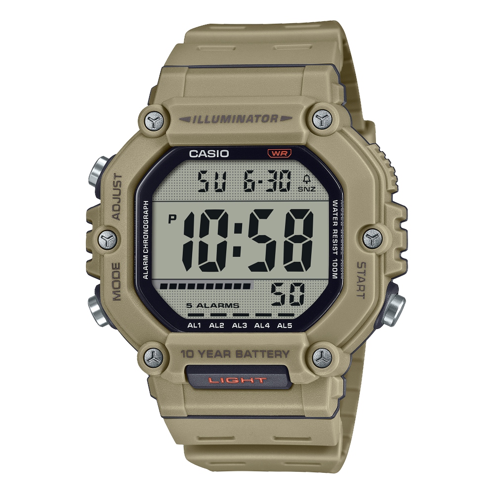 CASIO 卡西歐 大螢幕電子錶/AE-1600H-5A
