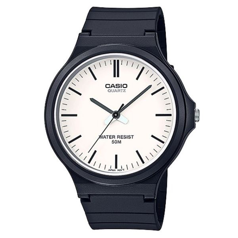 CASIO 卡西歐 簡約文清指針錶/MW-240-7E