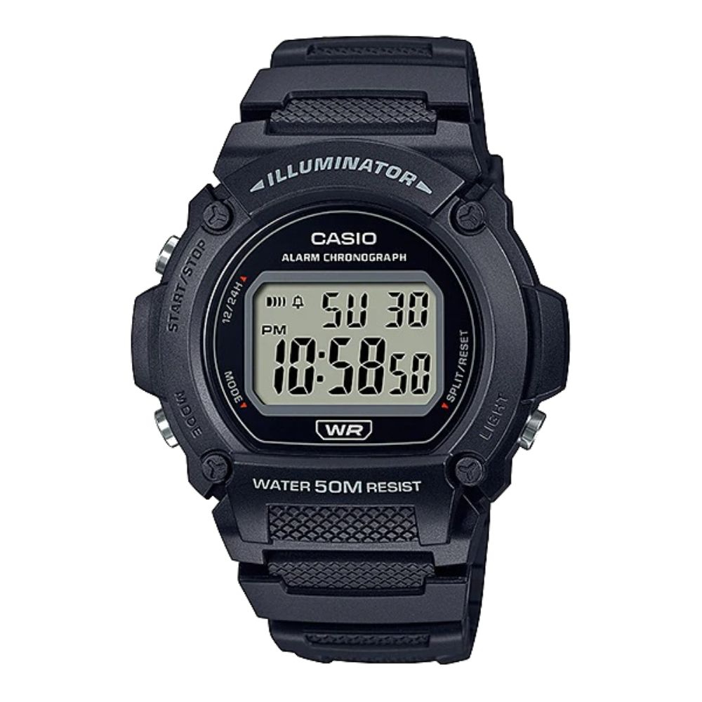CASIO 卡西歐 圓形電子錶/W-219H-1A