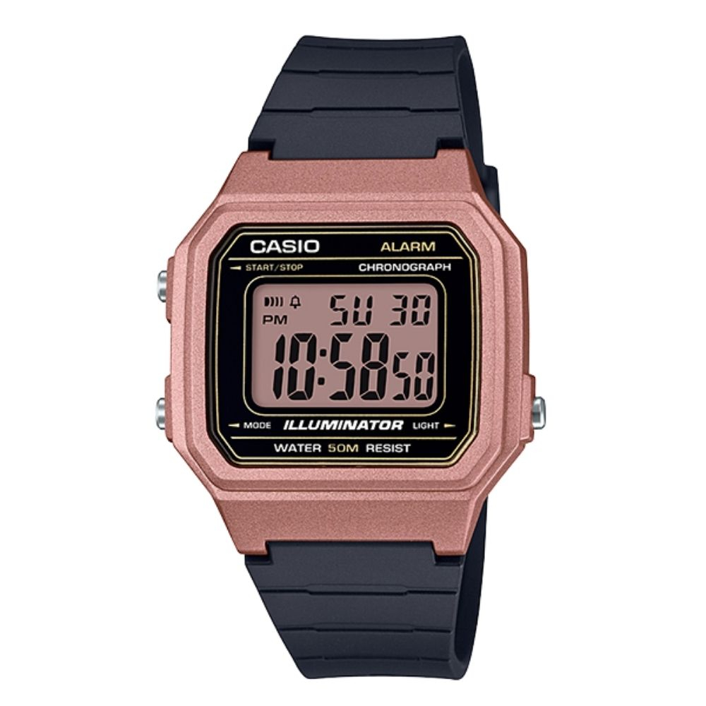 CASIO 卡西歐 方形電子錶/W-217HM-5A