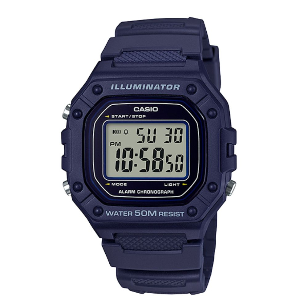 CASIO 卡西歐 方形電子錶/W-218H-2A