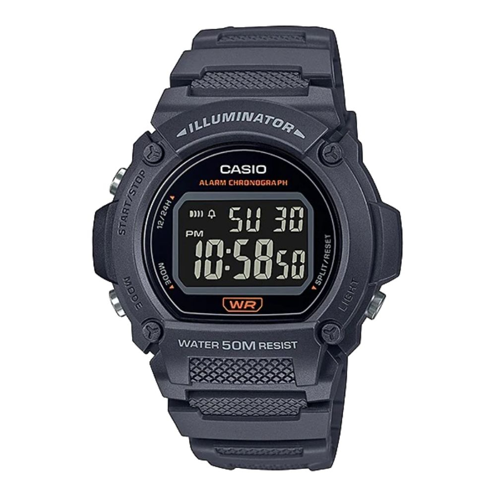 CASIO 卡西歐 圓形電子錶/W-219H-8B