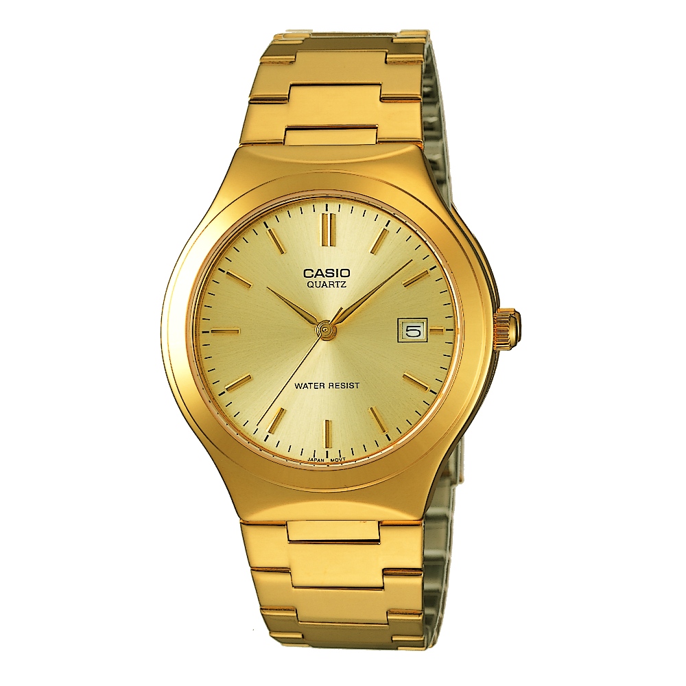 CASIO 卡西歐 復古金色指針錶/MTP-1170N-9A