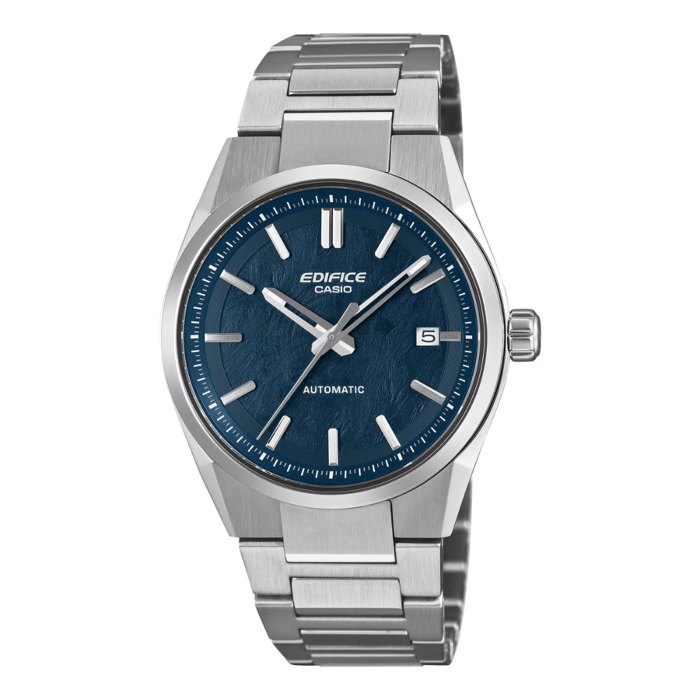 CASIO 卡西歐 EDIFICE 精緻美感 纖薄輕巧 自動機芯 藍色 EFK-110D-2A_38mm