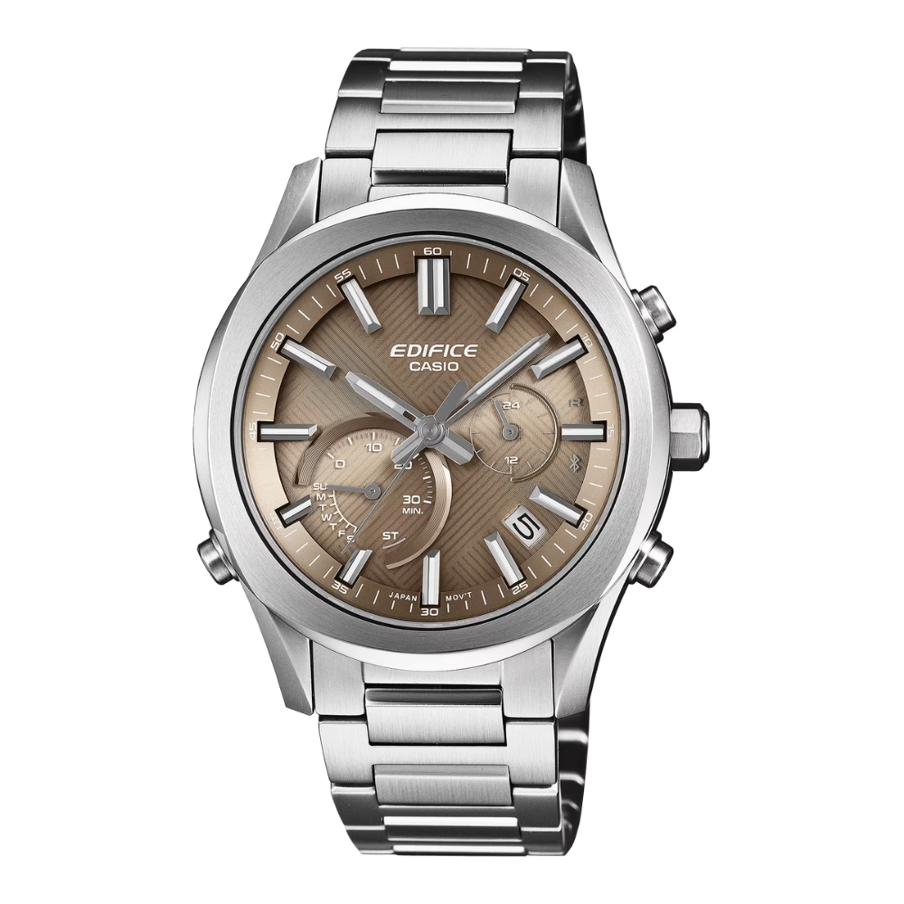 CASIO 卡西歐 EDIFICE 太陽能藍芽 旗艦級計時錶 馳騁快感 機能美學 EQB-1300D-5A_39.5mm