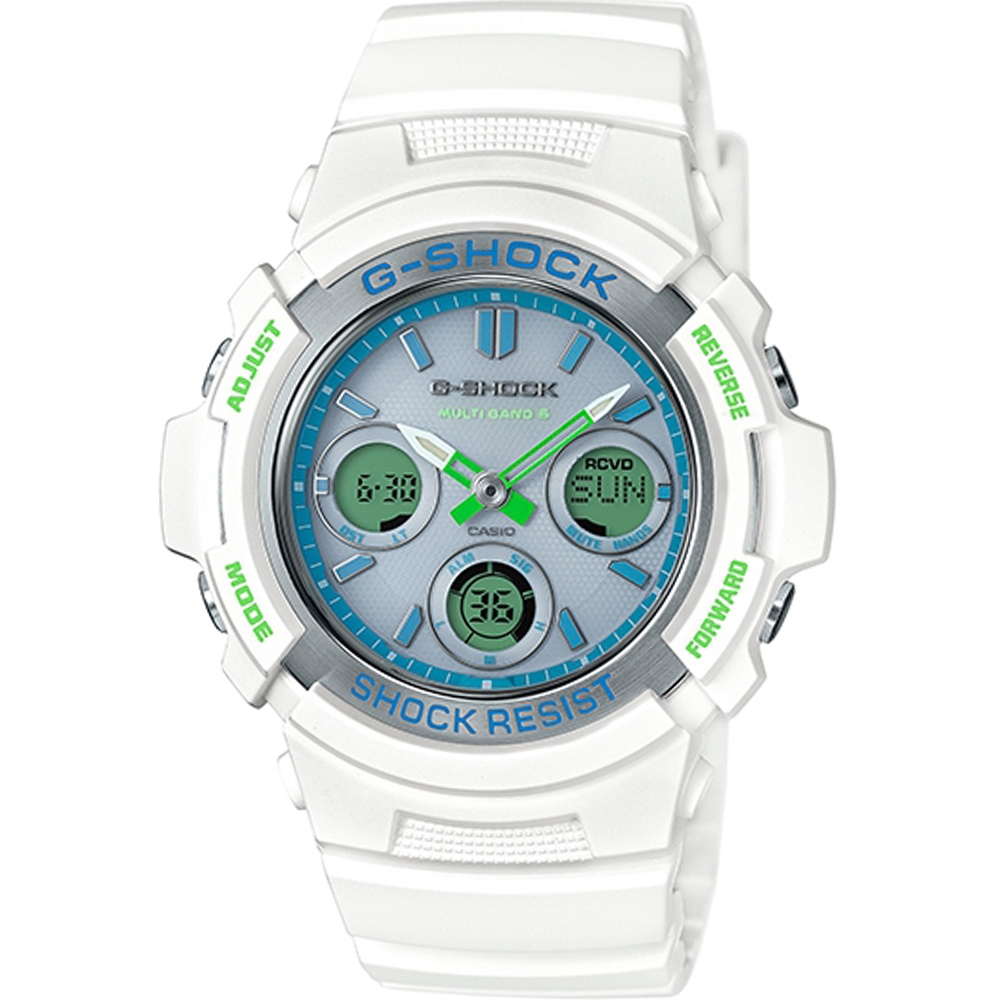 CASIO 卡西歐 G-SHOCK 太陽能強悍風範運動錶(AWG-M100SWG-7A)