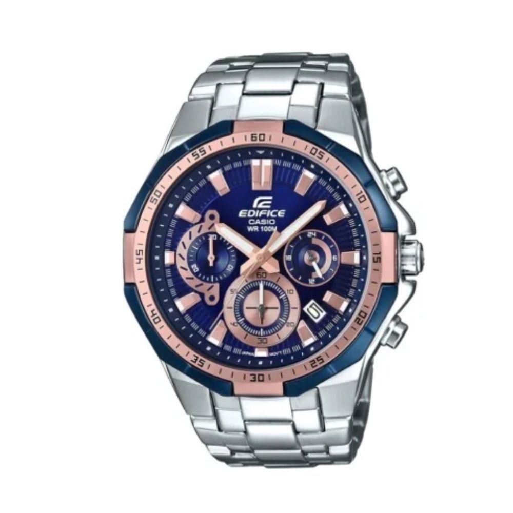CASIO 卡西歐 EDIFICE 尊爵商旅三眼三針賽車錶EFR-554D-2A