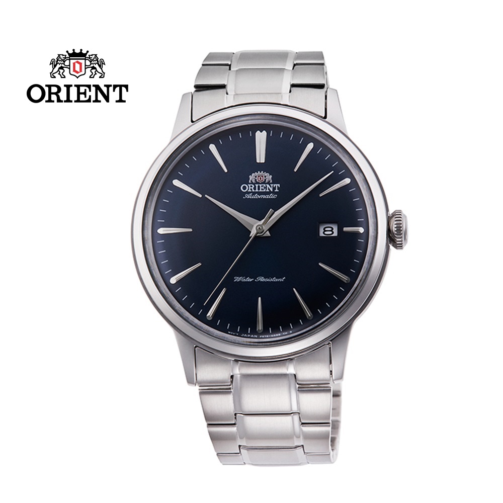 ORIENT 東方錶 DATEⅡ系列 機械錶 鋼帶款 RA-AC0007L 藍色 40.5mm