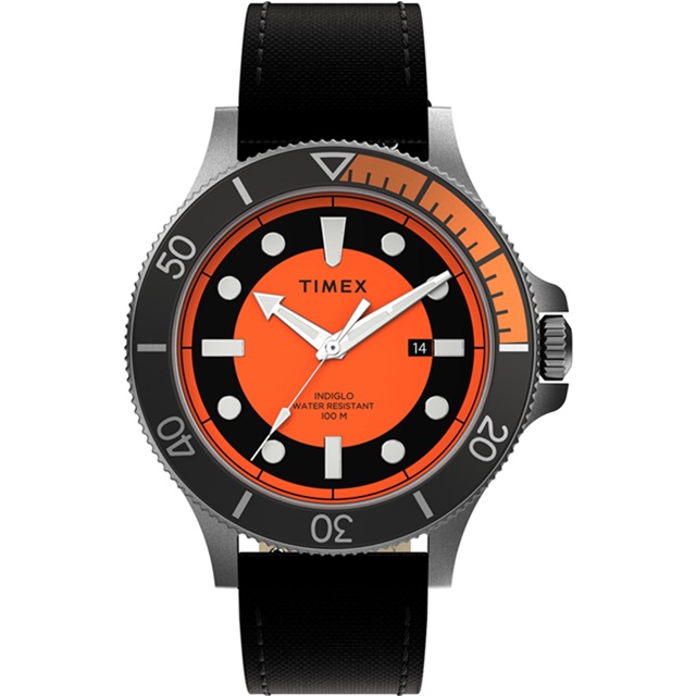 TIMEX 天美時 遠征系列 探險手錶 ( 黑橘 TXTW2U10700)