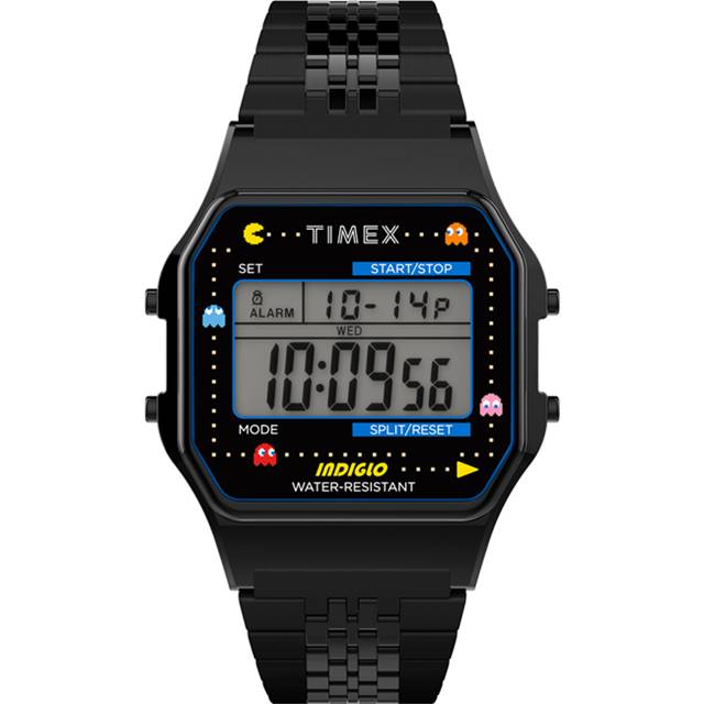 【TIMEX】天美時 Pac-Man 小精靈電子錶  (黑 TXTW2U32100)