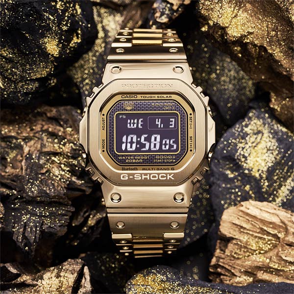 CASIO 卡西歐G-SHOCK 35周年太陽能電波手錶GMW-B5000GD-9 - PChome 24h購物