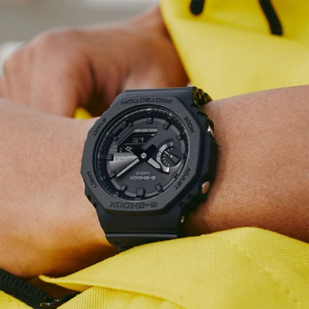 CASIO 卡西歐/ GM-S2100CW-7A / 八角金屬雙顯防水200米橡膠手錶玫瑰金x CASIO 卡西歐/ GM-S2100CW-7A / 八角金屬雙顯防水200米橡膠手錶玫瑰金x