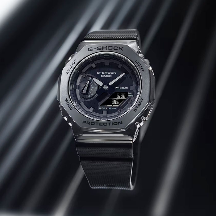 新発売】 【新品未使用品】G-SHOCK GM-2100BB-1AJF 腕時計(デジタル