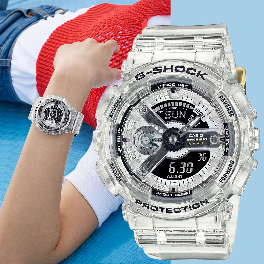 希少✨ G-SHOCK GMA-S114RX クリア 40周年記念 極美品 Gショック】40th Anniversary CLEAR REMIX / GMA-S114RX-7AJR