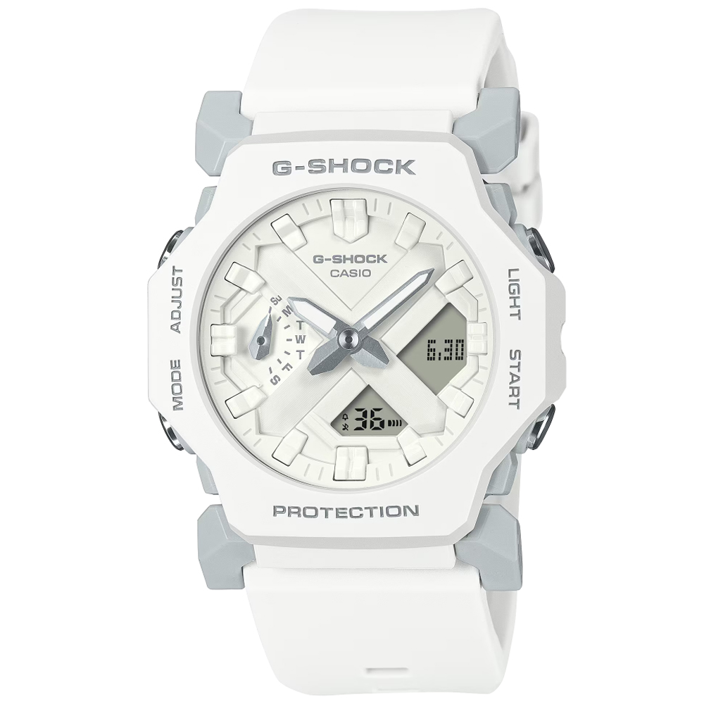 CASIO 卡西歐 G-SHOCK 經典造型 輕薄雙顯腕錶-粉 錶 手錶 送禮 GA-2300-4A