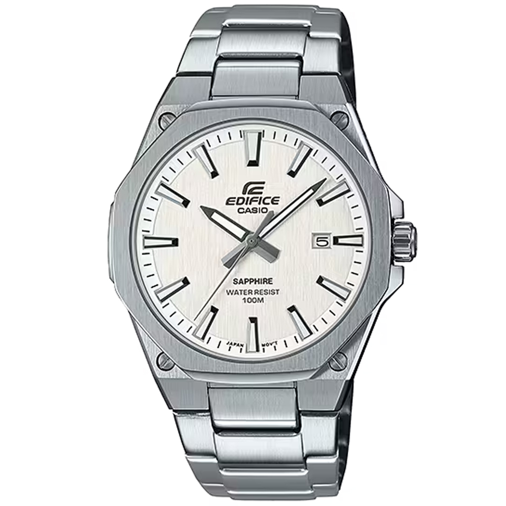 CASIO卡西歐 EDIFICE 八角錶圈 輕薄運動腕錶 EFR-S108D-7AV