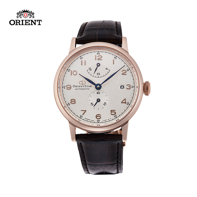 ORIENT STAR 東方之星 HERITAGE GOTHIC系列 經典復刻款 皮帶款 RE-AW0003S 玫瑰金-38.7mm