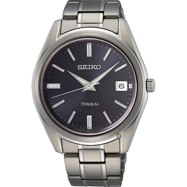 SEIKO 精工 CS 鈦金屬簡約手錶 周年慶獻禮-40mm SUR373P1 6N52-00B0V
