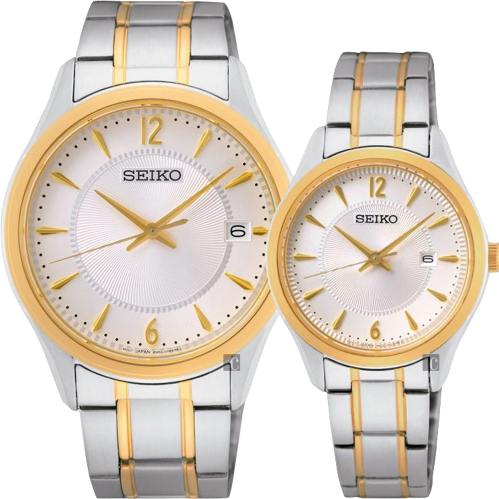 SEIKO精工CS 城市情侶手錶對錶6N52-00D0KS+6N22-00N0KS(SUR468P1+SUR474P1) - PChome 24h購物