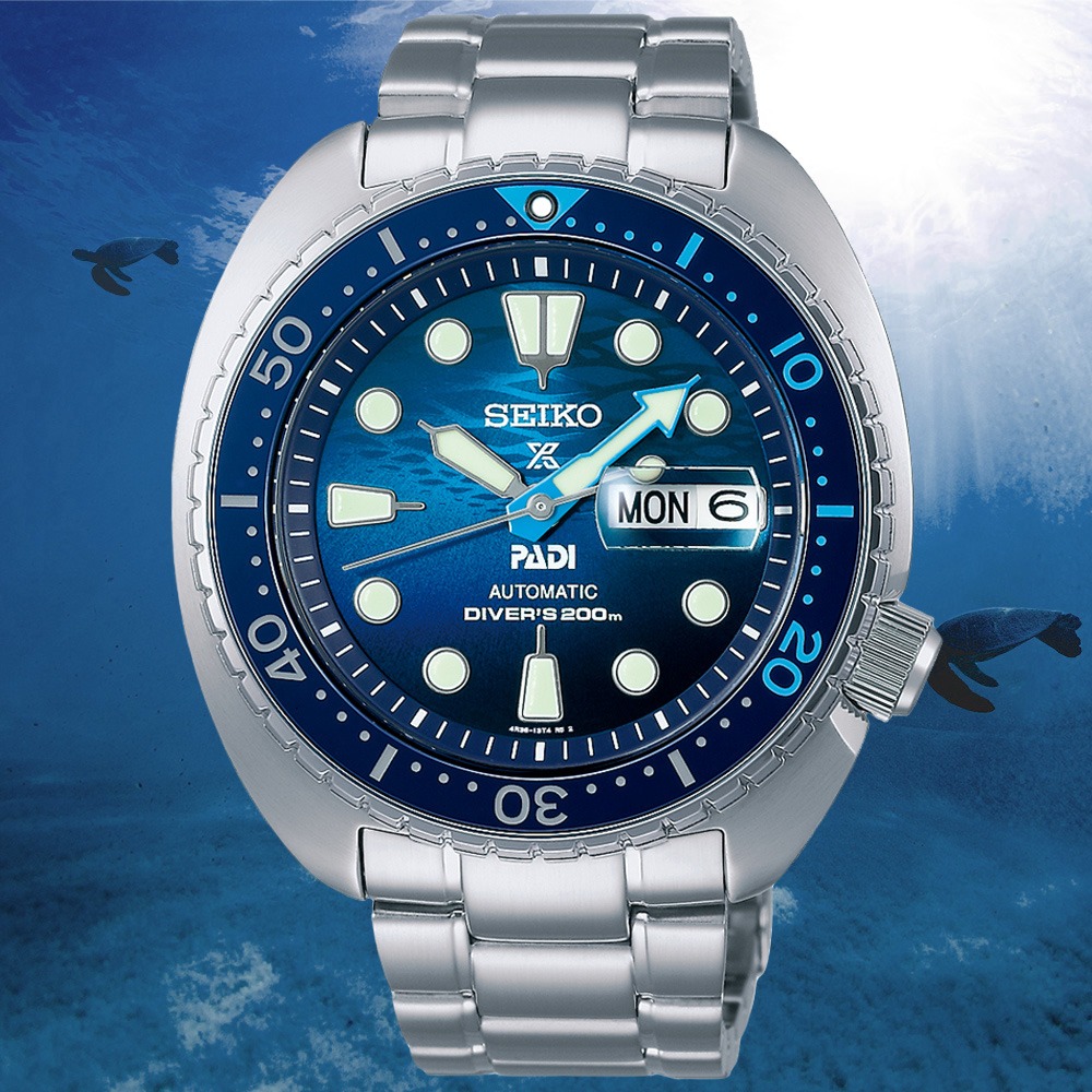 SEIKO 精工 PROSPEX PADI 海龜 機械腕錶 錶 手錶 送禮 (SRPK01K1/4R36-06Z0F)