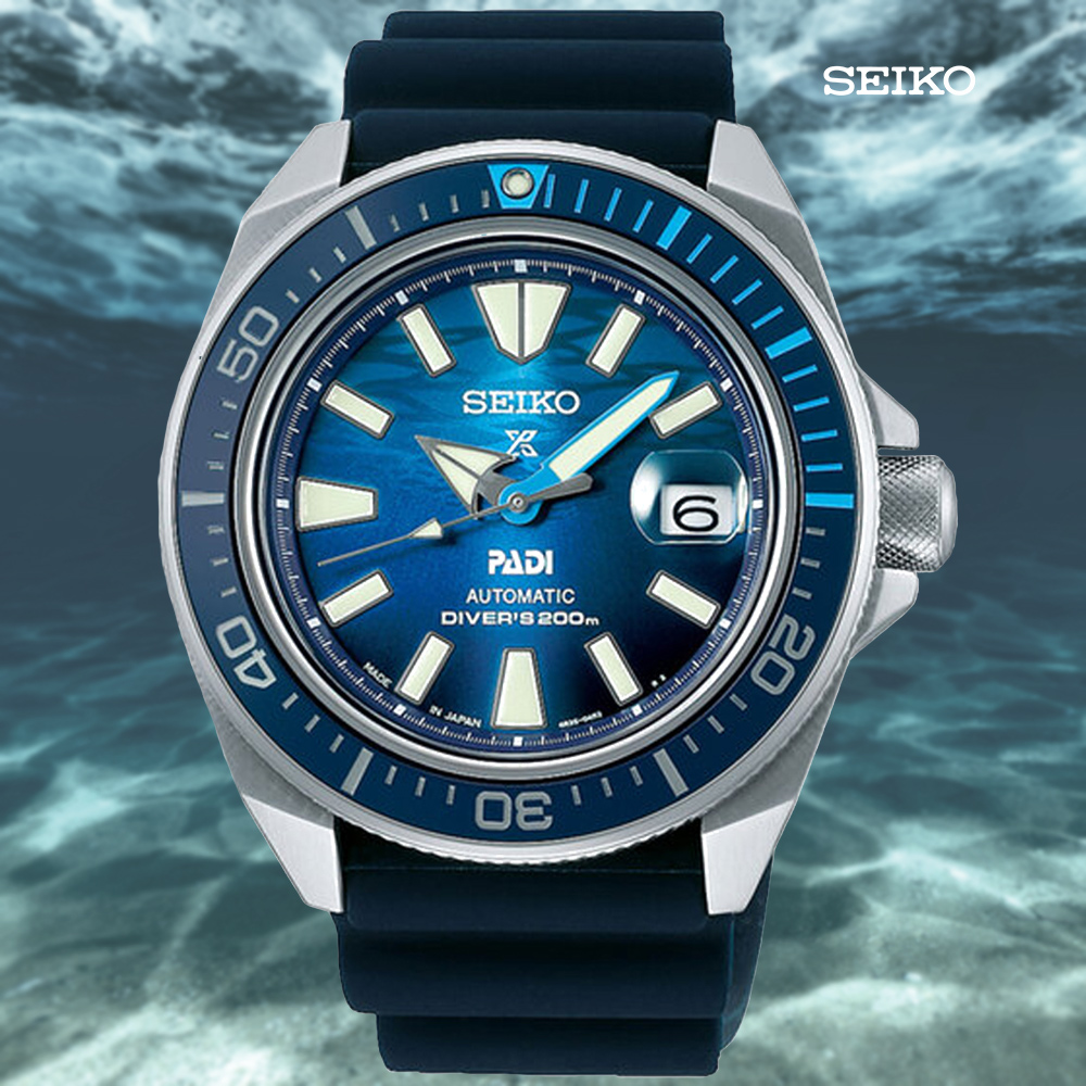 SEIKO 精工 PROSPEX PADI 武士 陶瓷錶圈200米潛水機械錶 男錶 SRPJ93K1/4R35-03W0F_SK028 送禮 禮物 推薦