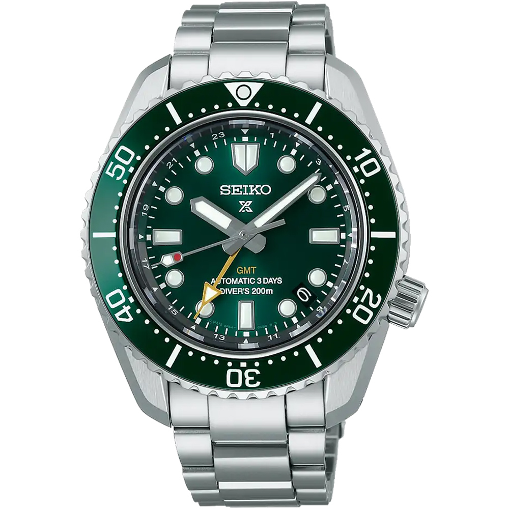 SEIKO 精工 Prospex 大谷翔平廣告款 GMT 三日鍊潛水陶瓷機械錶-42mm(SPB381J1/6R54-00D0G)