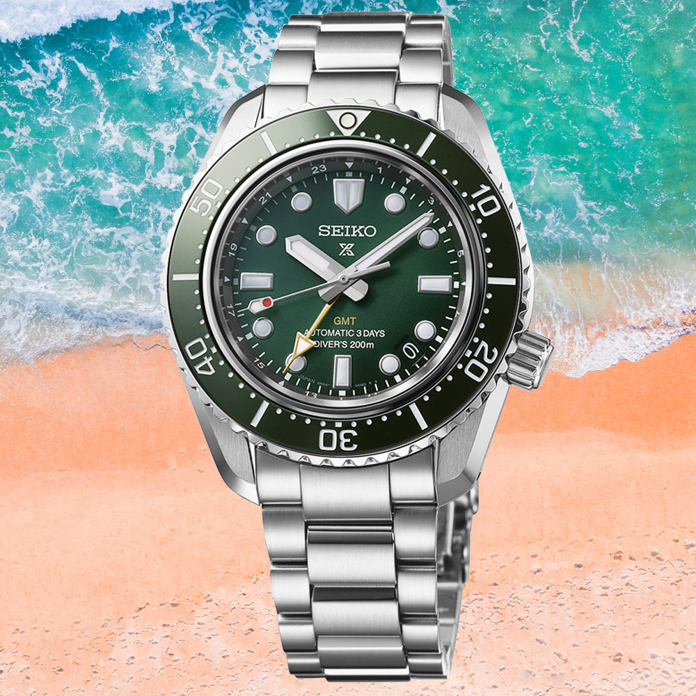 SEIKO 精工Prospex SPB381J1 三日鍊GMT 潛水陶瓷機械錶-42mm