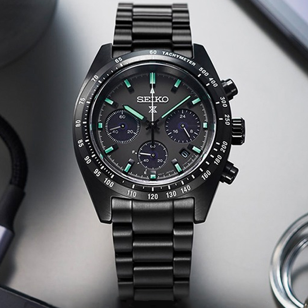 SEIKO 精工 PROSPEX 太陽能 夜視計時腕錶 錶 手錶 送禮 (V192-0AF0SD/SSC917P1)