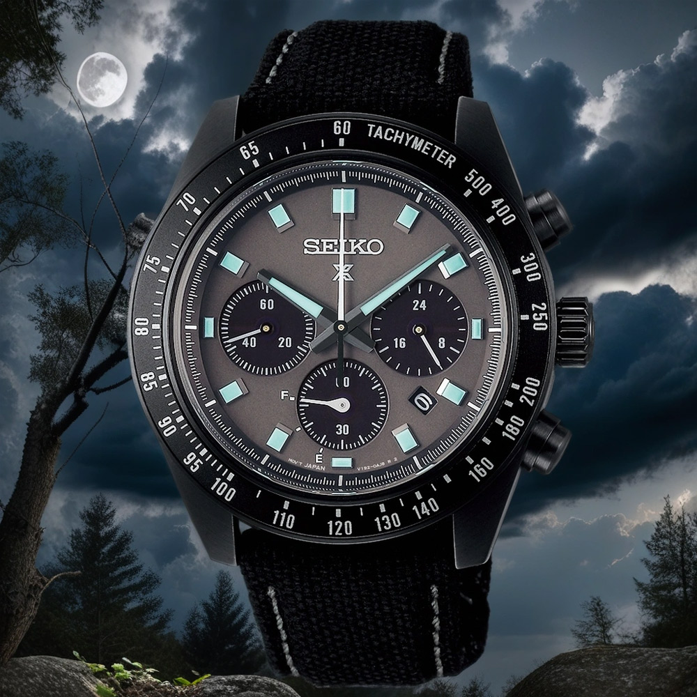SEIKO 精工 Prospex SPEEDTIMER 黑潮夜視 太陽能計時錶 周年慶獻禮 SSC923P1 V192-0AH0C