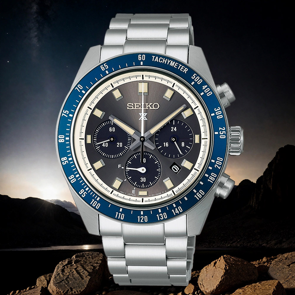 SEIKO 精工 PROSPEX SPEEDTIMER 太陽能三眼計時手錶 周年慶獻禮 SSC939P1 V192-0AH0Z