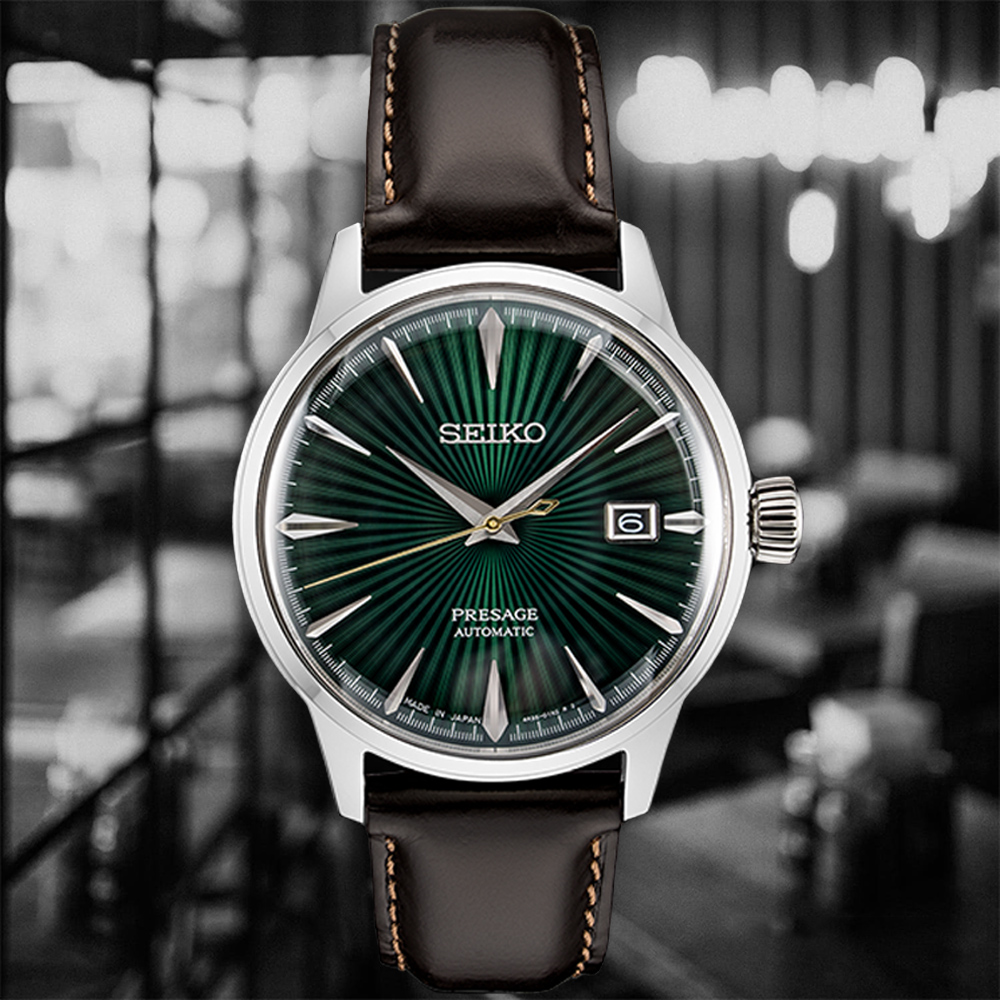 SEIKO 精工 PRESAGE 調酒師 機械腕錶 錶 手錶 送禮 (4R35-01T0M/SRPD37J1)