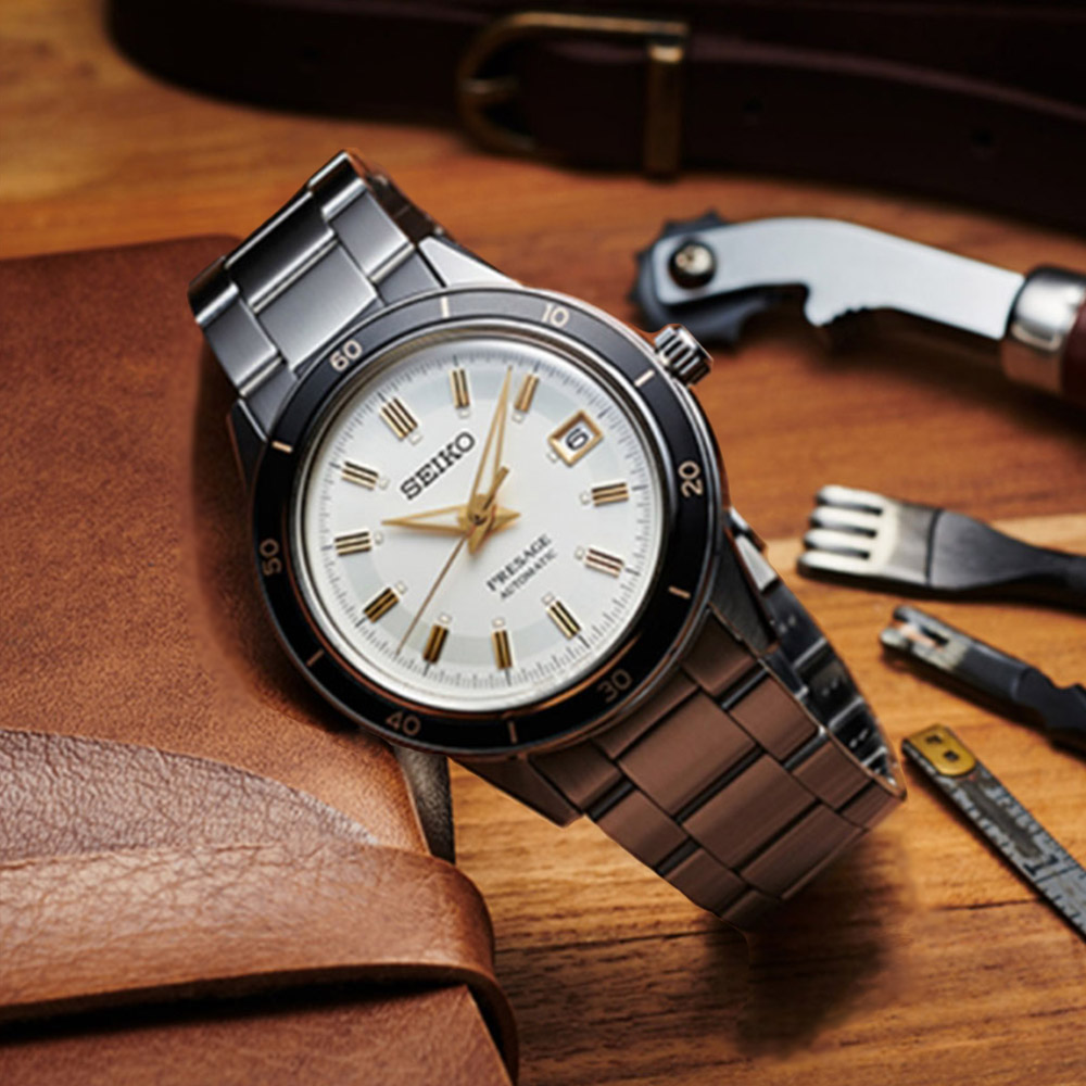 SEIKO 精工 PRESAGE Style 60s 機械腕錶 錶 手錶 送禮 (4R35-05A0S/SRPG03J1)