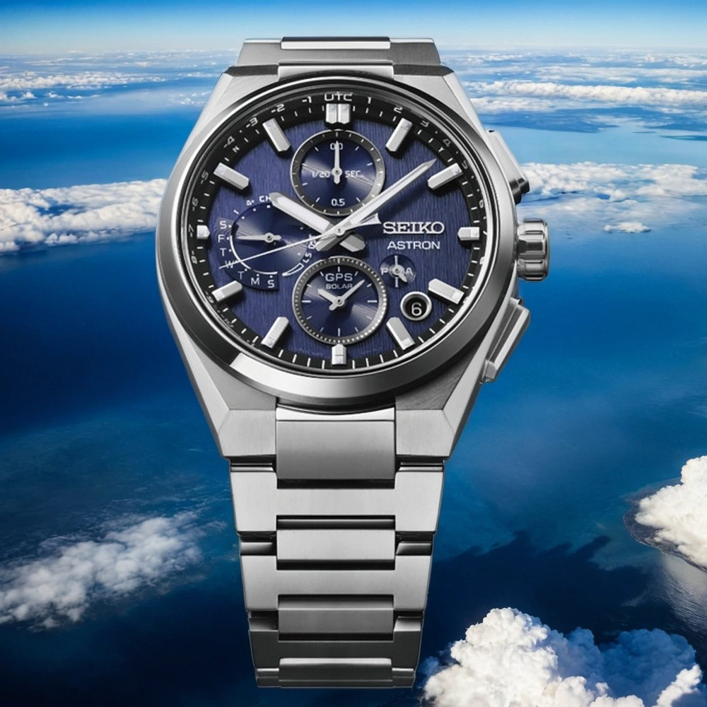 SEIKO 精工 Astron GPS 衛星定位鈦金屬計時手錶 周年慶獻禮 SSH161J1 5X83-0AE0B