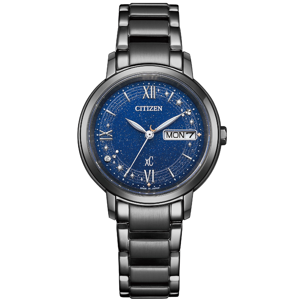 CITIZEN 星辰 xC系列 Hebe田馥甄 聯名款 光動能 時尚腕錶 錶 週年慶 雙11 32.5mm / EW2428-59L