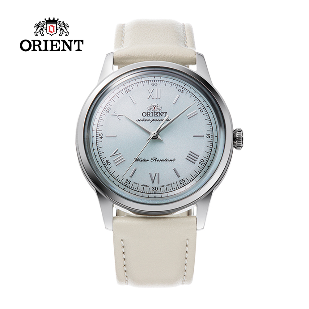 ORIENT 東方 錶 Quartz Classic系列 75週年太陽能錶 皮帶款 RA-WK0002E 綠色 - 38.4mm