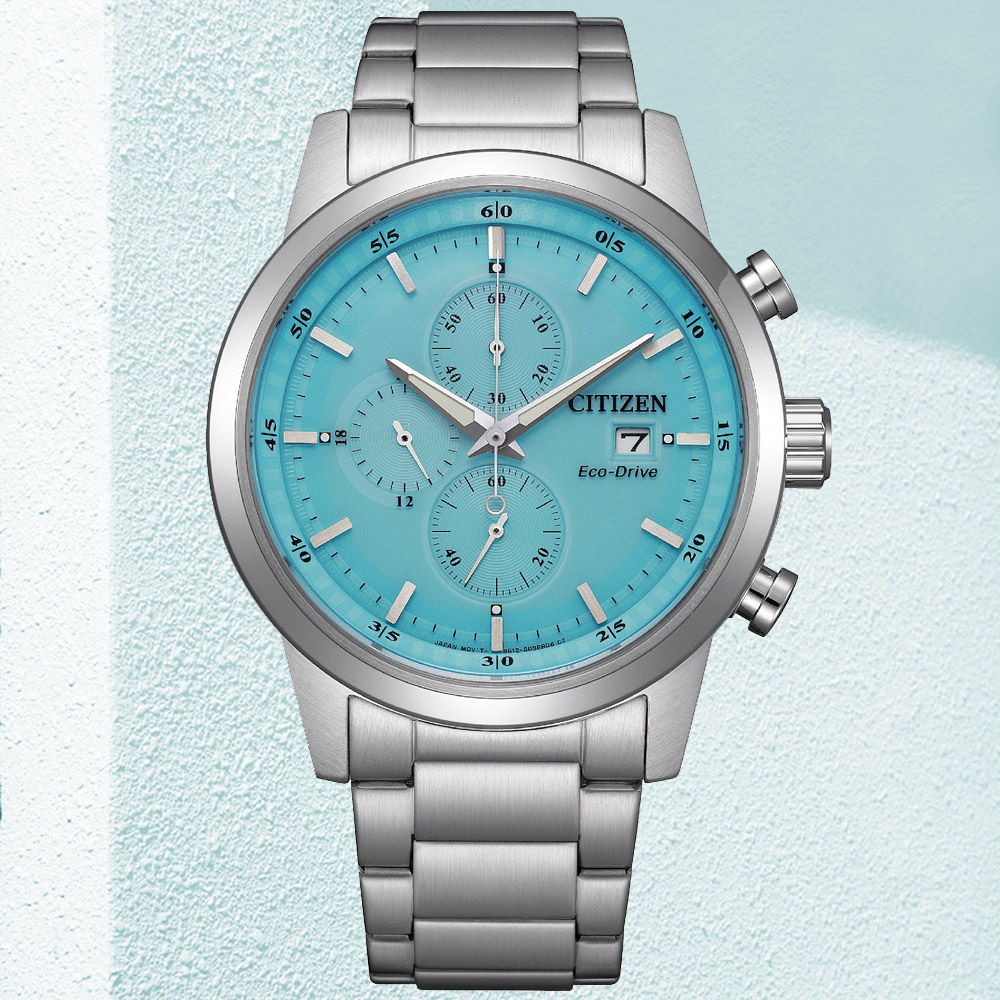 CITIZEN 星辰 Chronograph 光動能計時腕錶 錶 週年慶 雙11 CA0748-80L